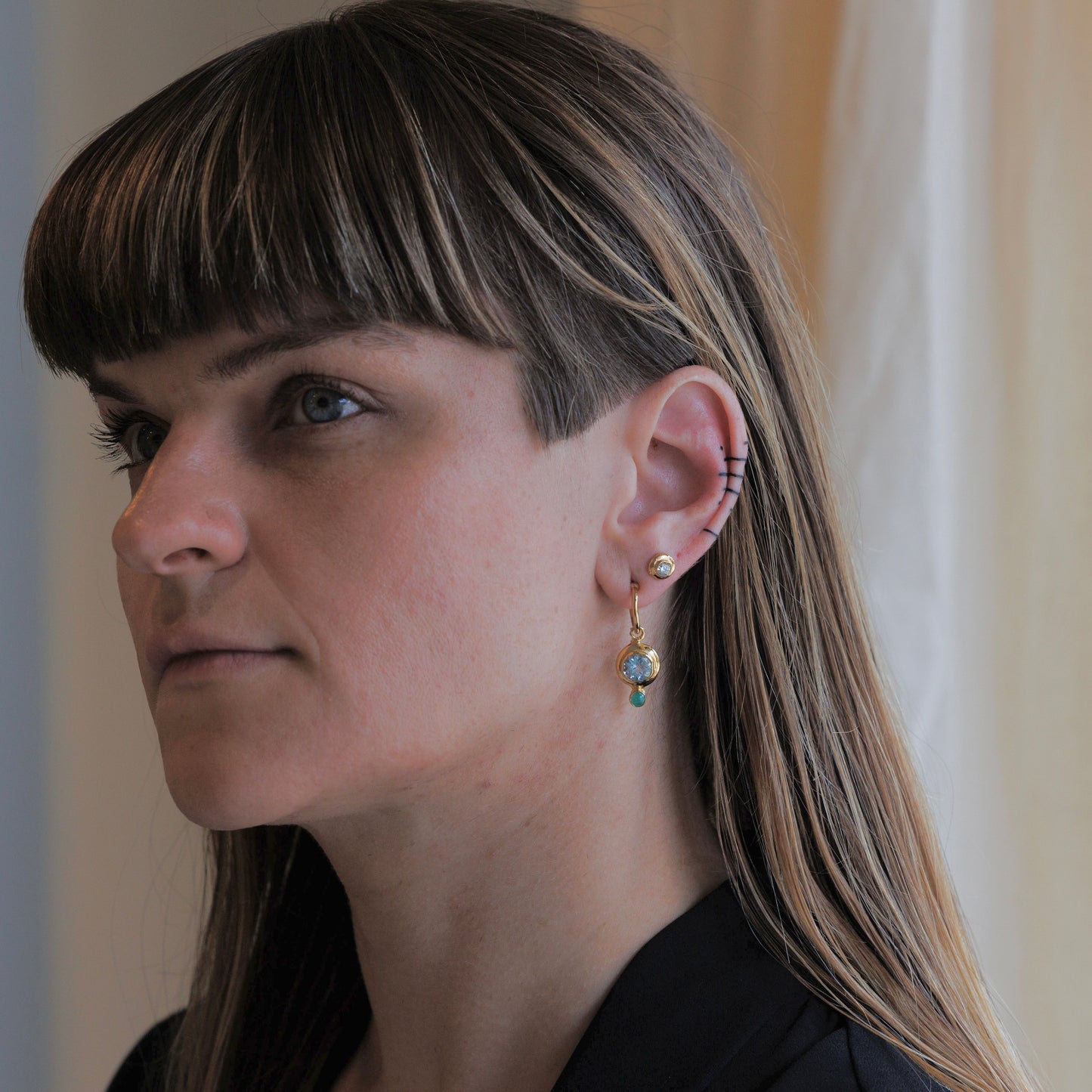 Little Prayers - 8mm Topaz & Jade