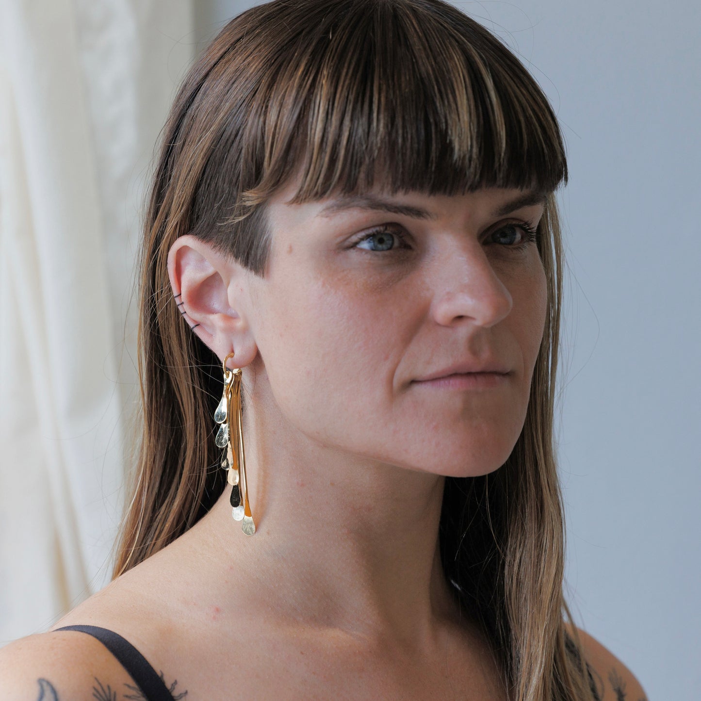 Flare Duster Large Earrings