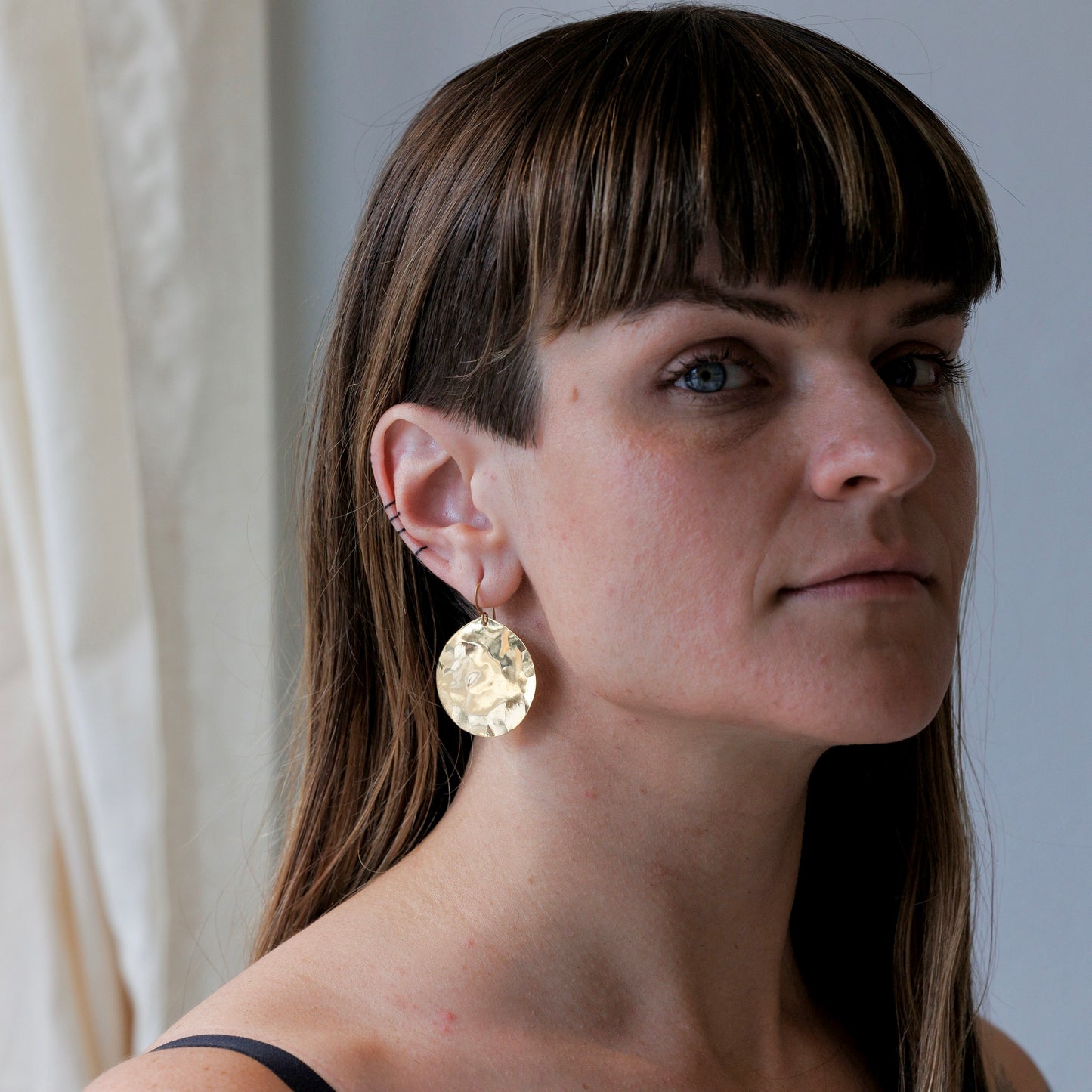 Hammered Drops - 18K Yellow Gold Vermeil