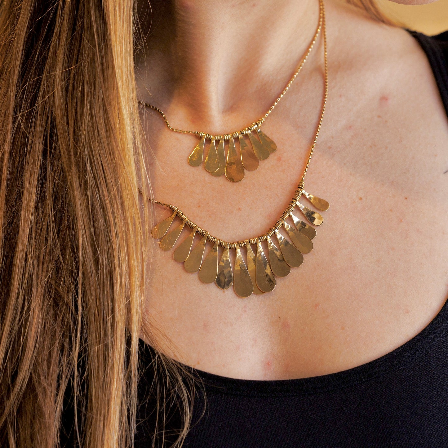 Flare Necklaces - Gold Vermeil