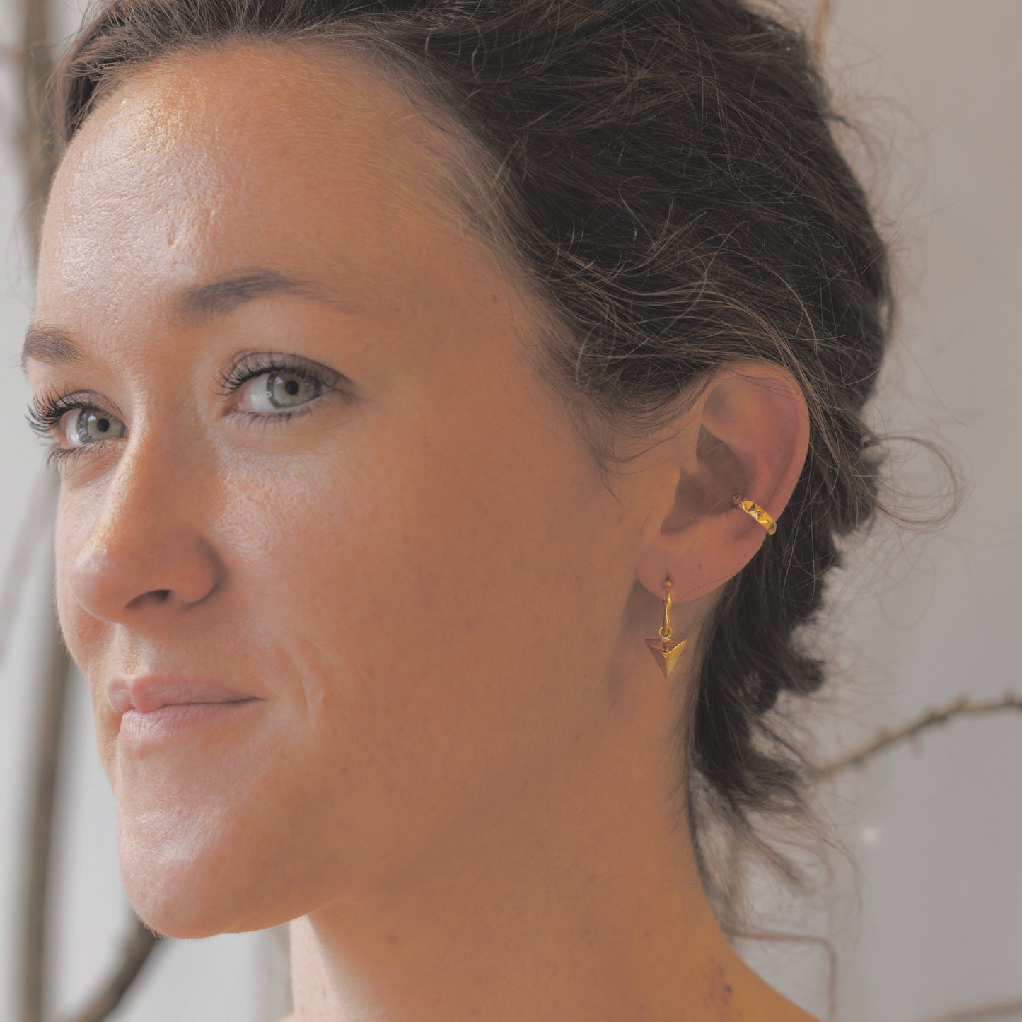 Pyramid Stacking Ear Cuff