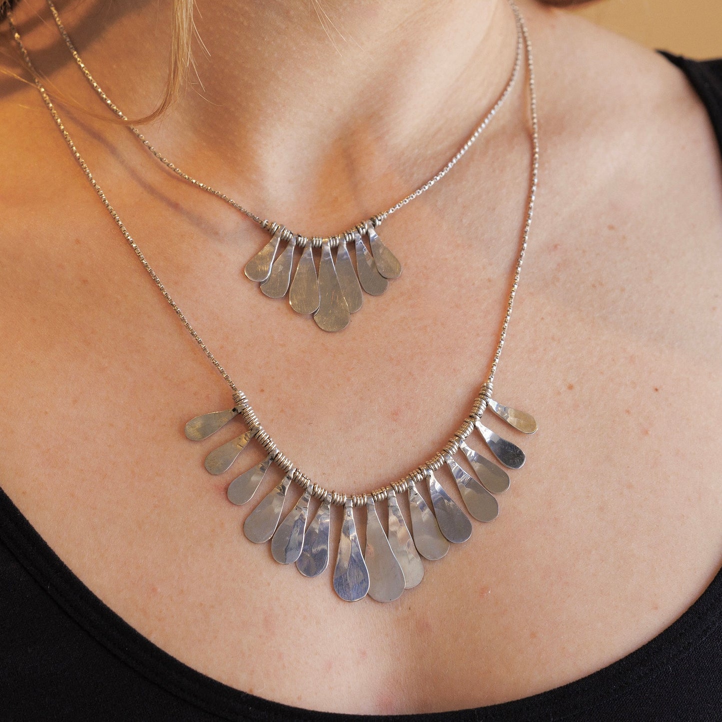 Flare Necklaces - Sterling Silver