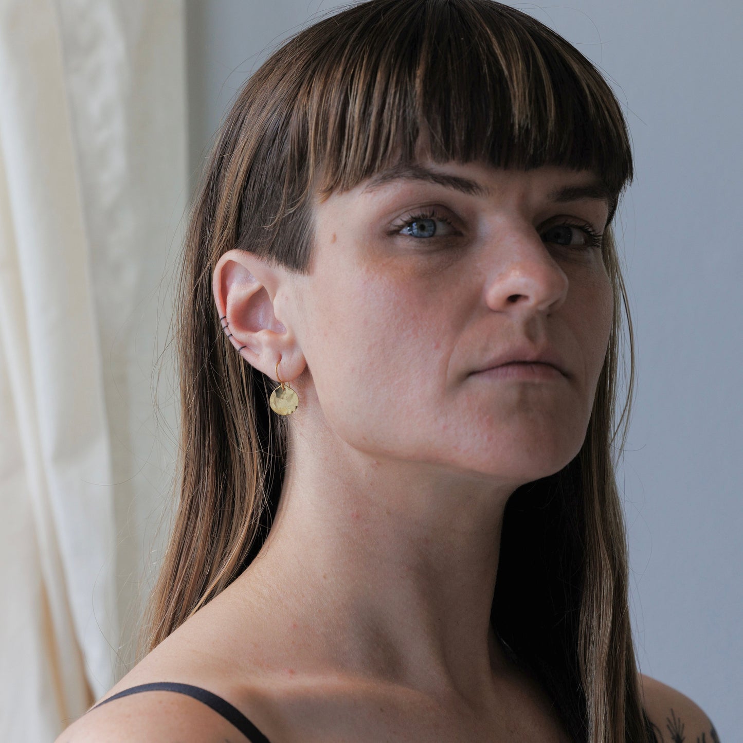 Hammered Drops - 18K Yellow Gold Vermeil