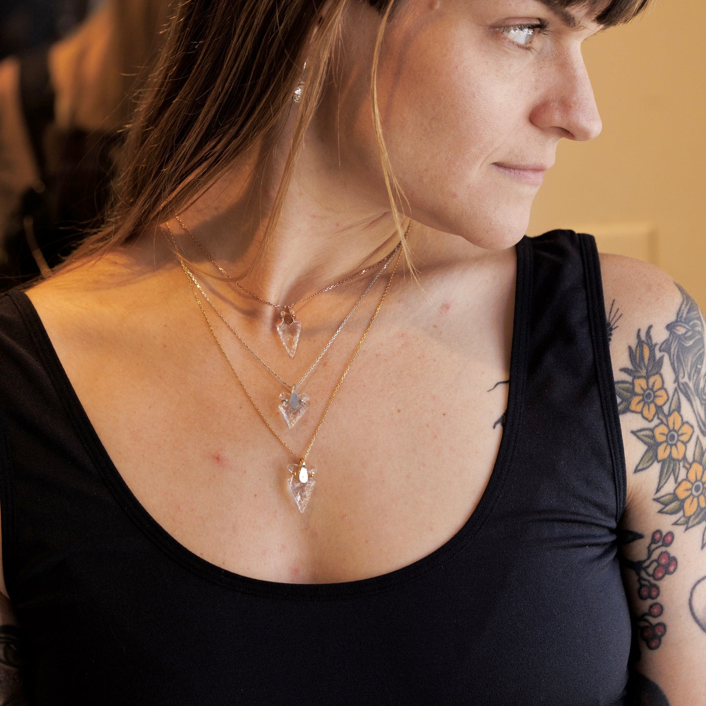 Quartz Arrowhead Tiny