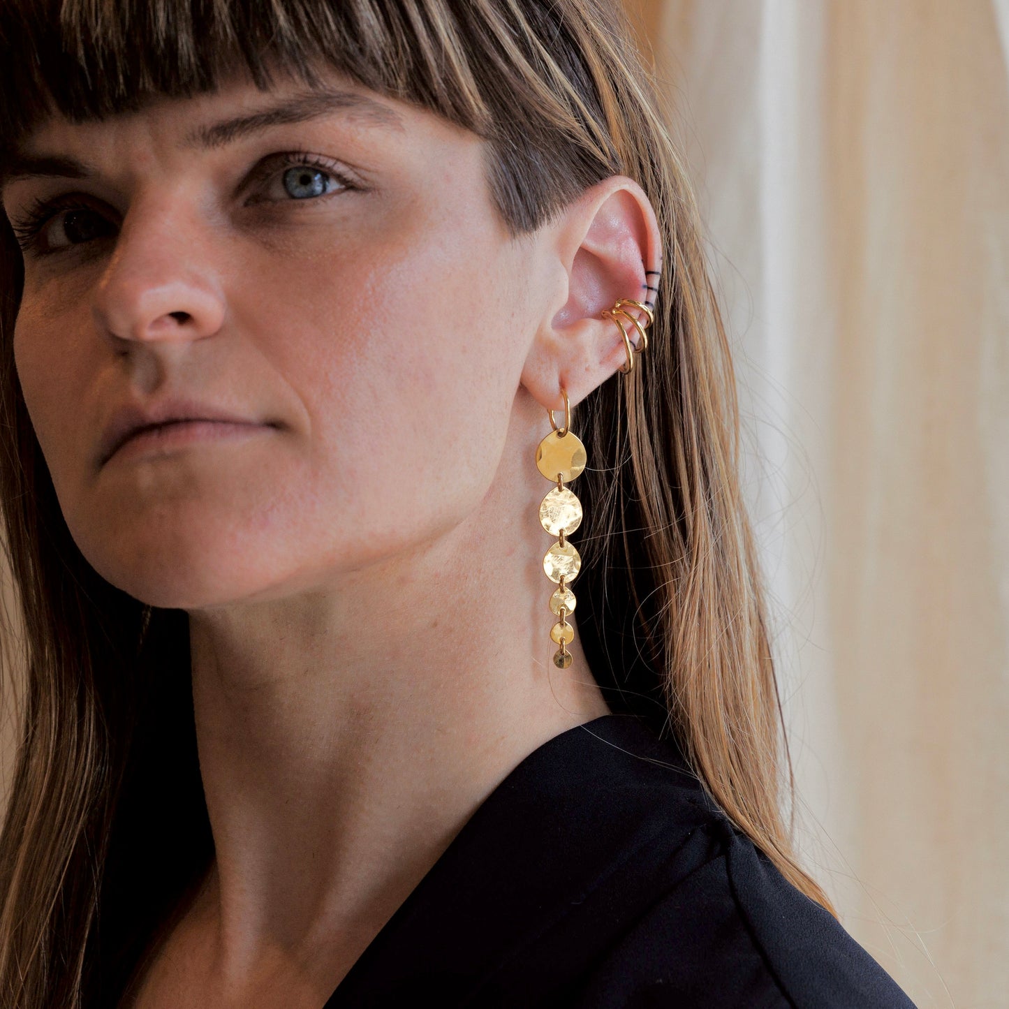 Descending Drop Earrings