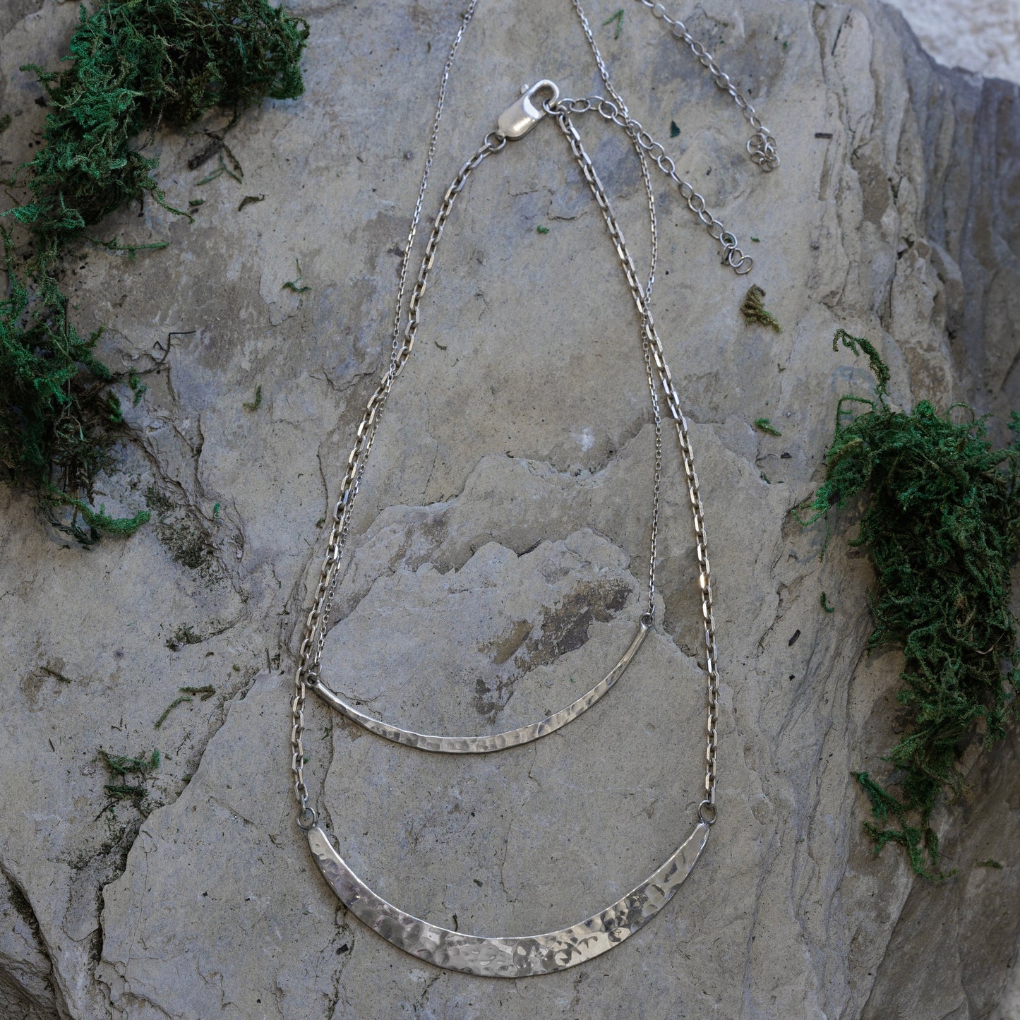 Curve Necklace Bold Sterling Silver
