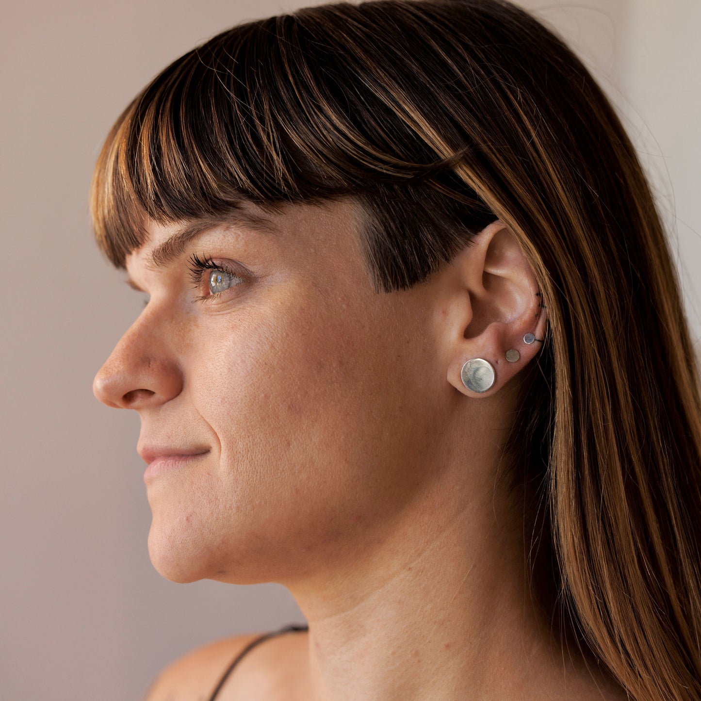 Dot Studs in Sterling Silver