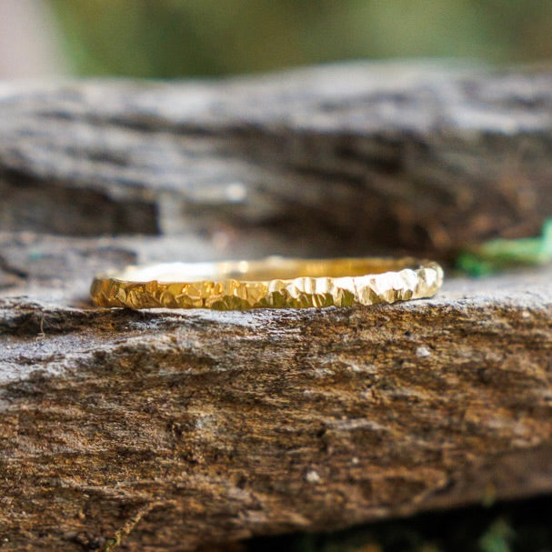 Solid Gold Wonderland Stacking Rings