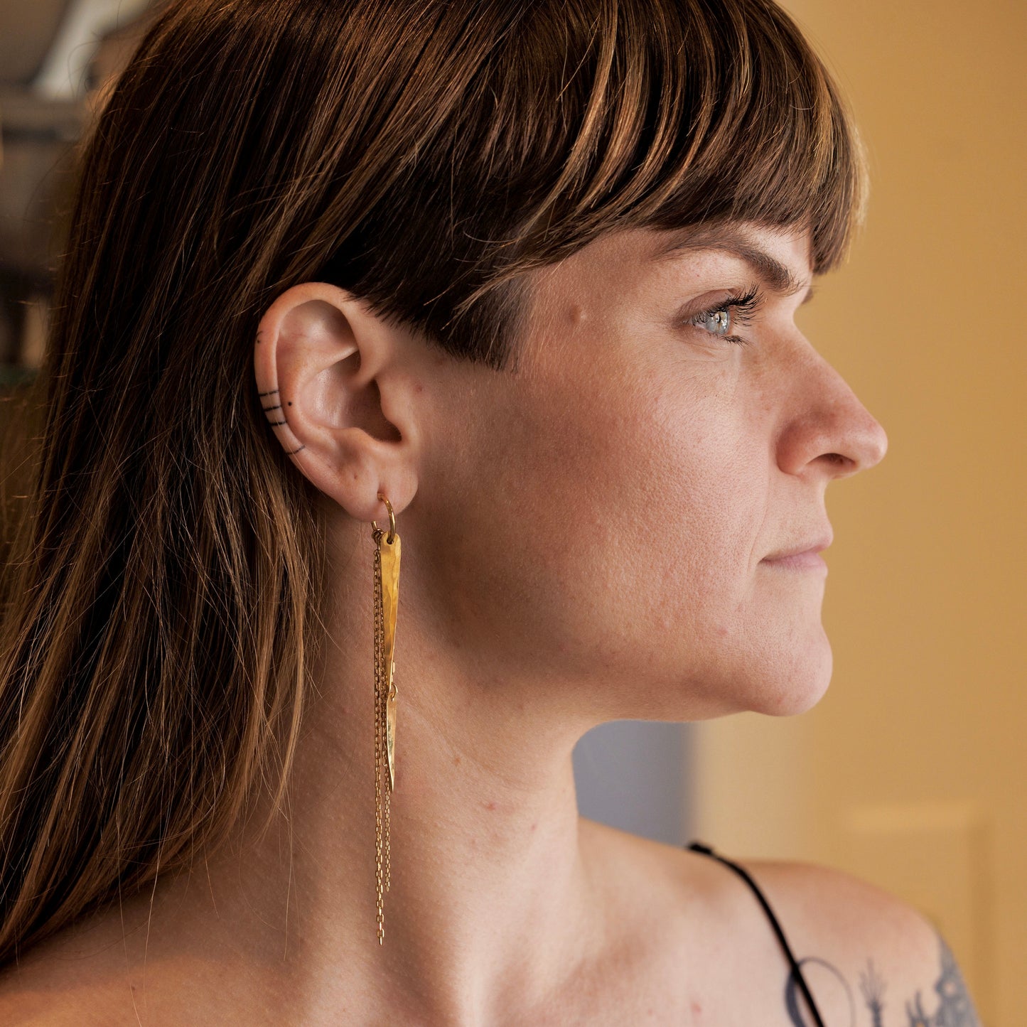 Punk Glitz in Yellow Gold Vermiel