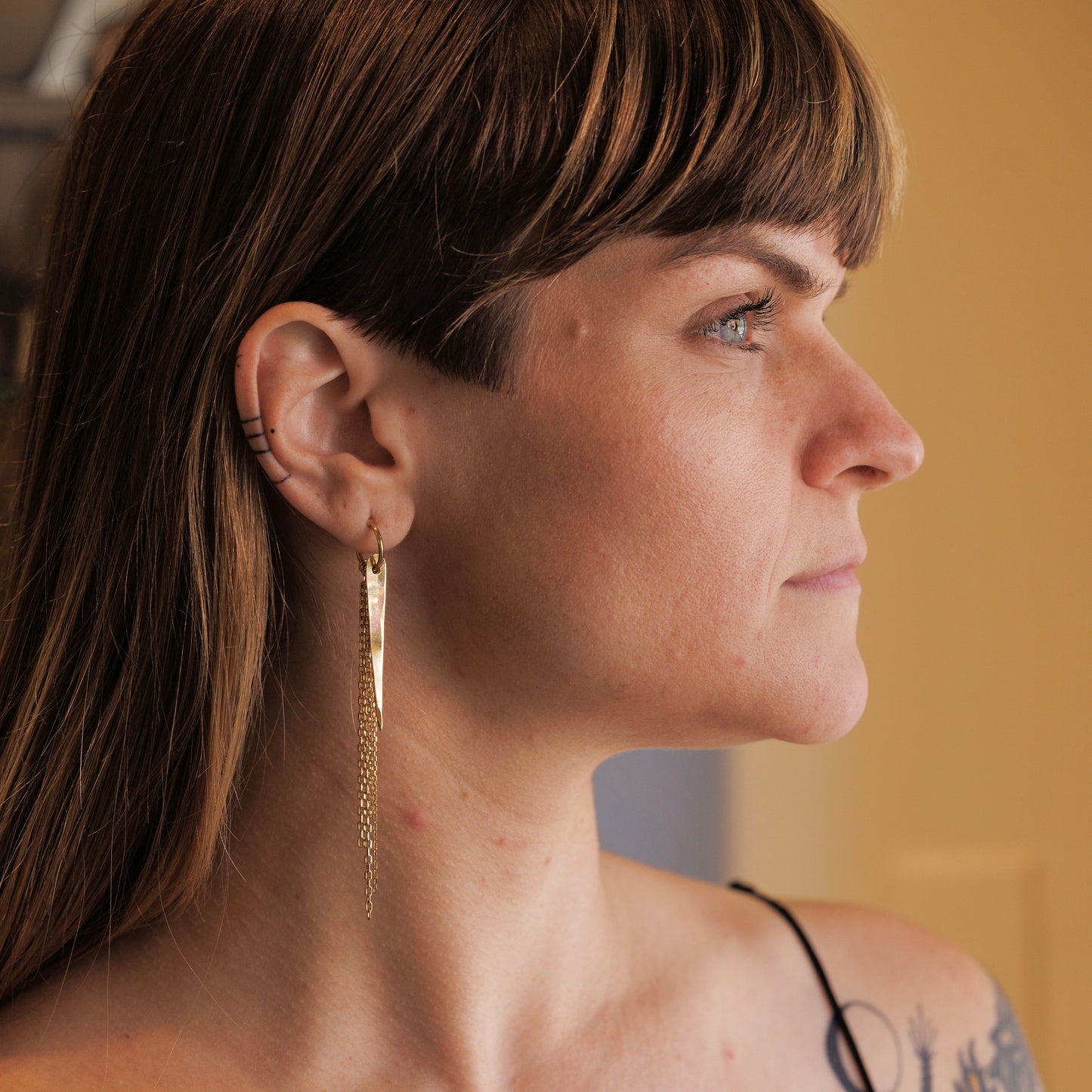 Punk Glitz in Yellow Gold Vermiel