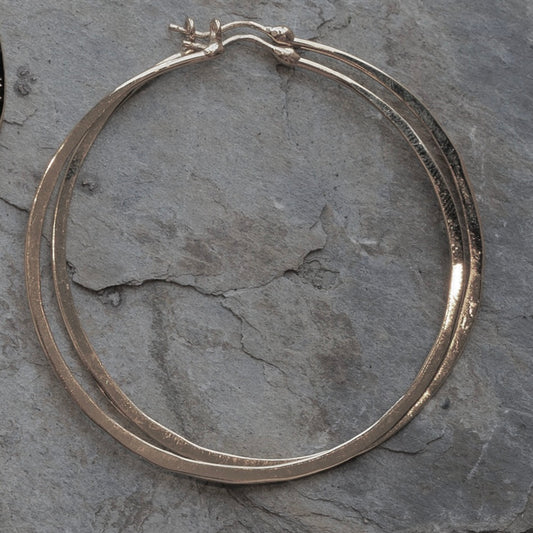Slim Nana Hoops Solid 14K Gold