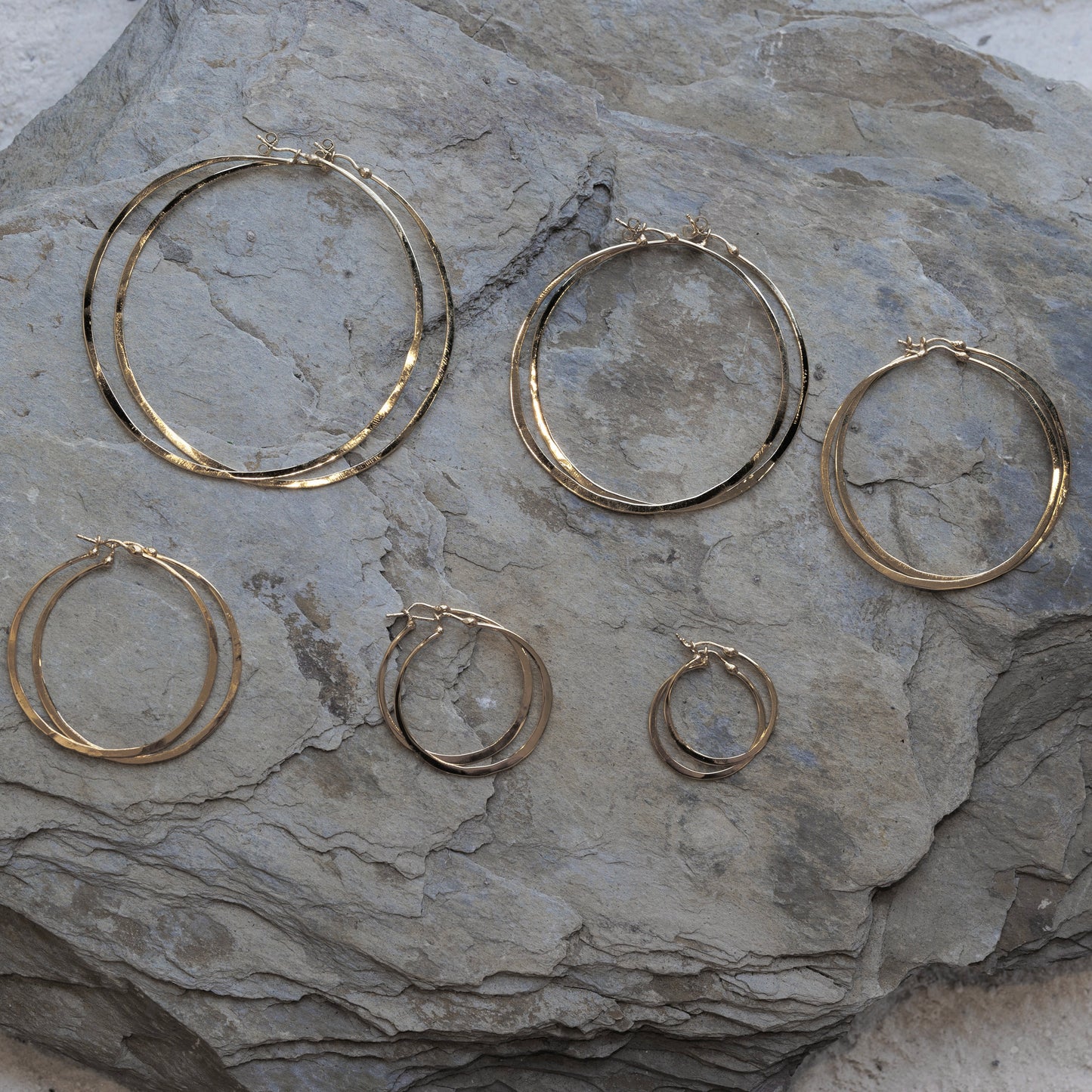 Slim Nana Hoops in Yellow Gold Vermeil
