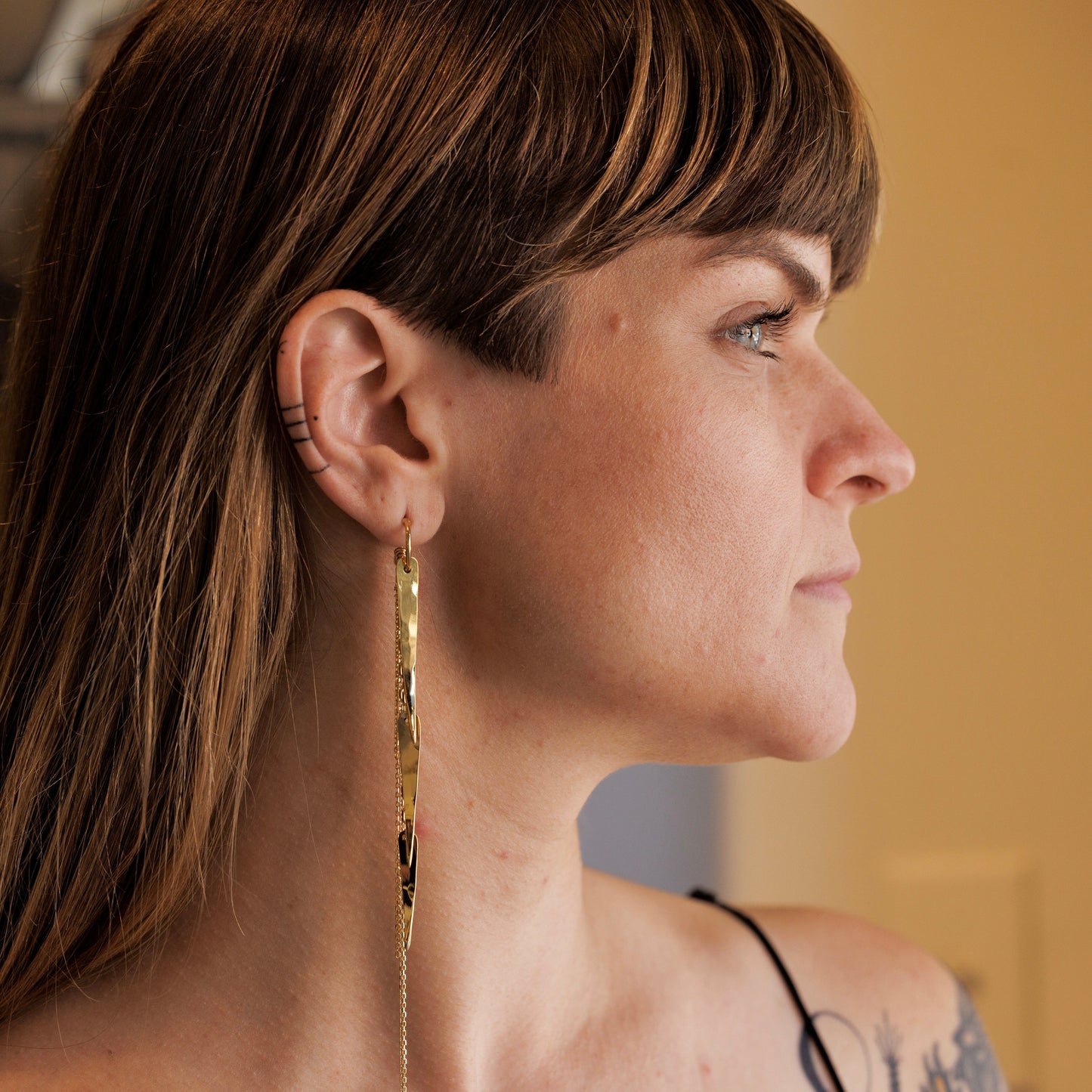 Punk Glitz in Yellow Gold Vermiel