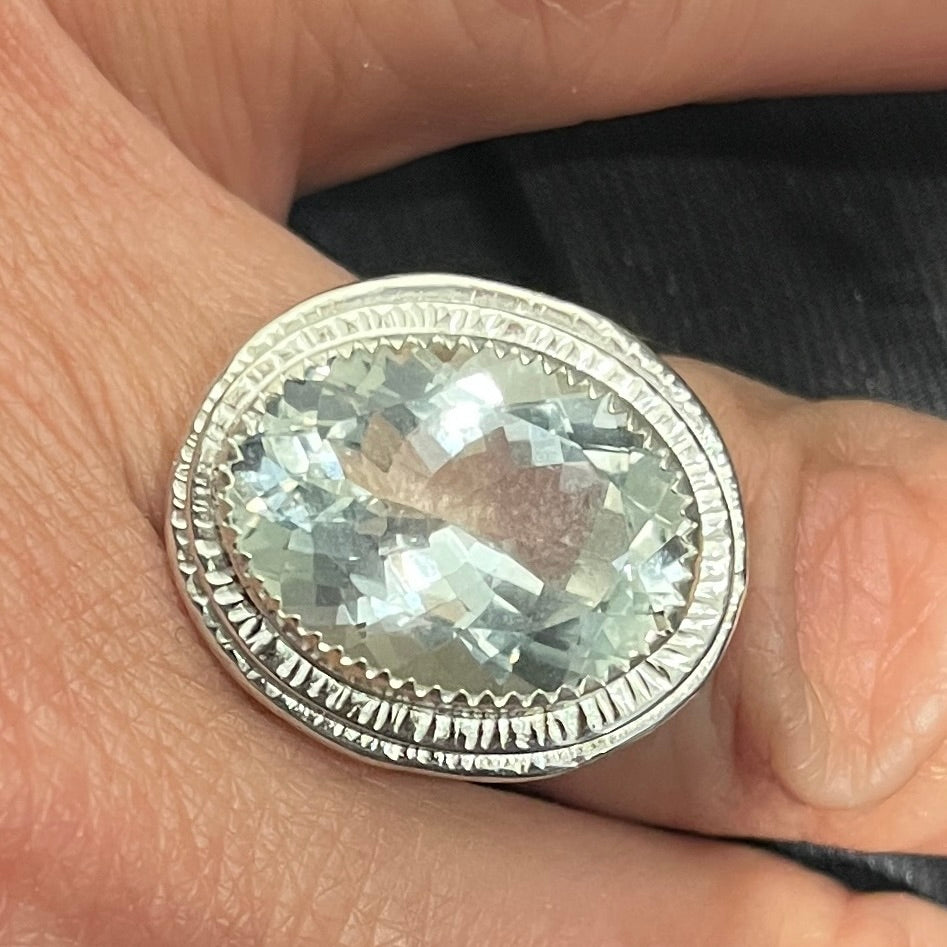 White Topaz on Ice
