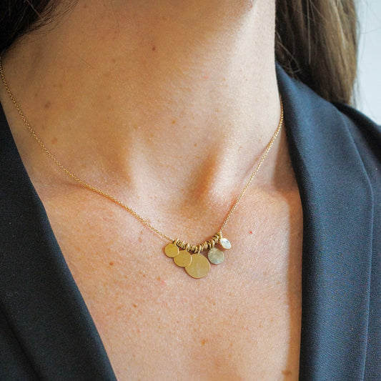 Charmed Cluster Petite 14K