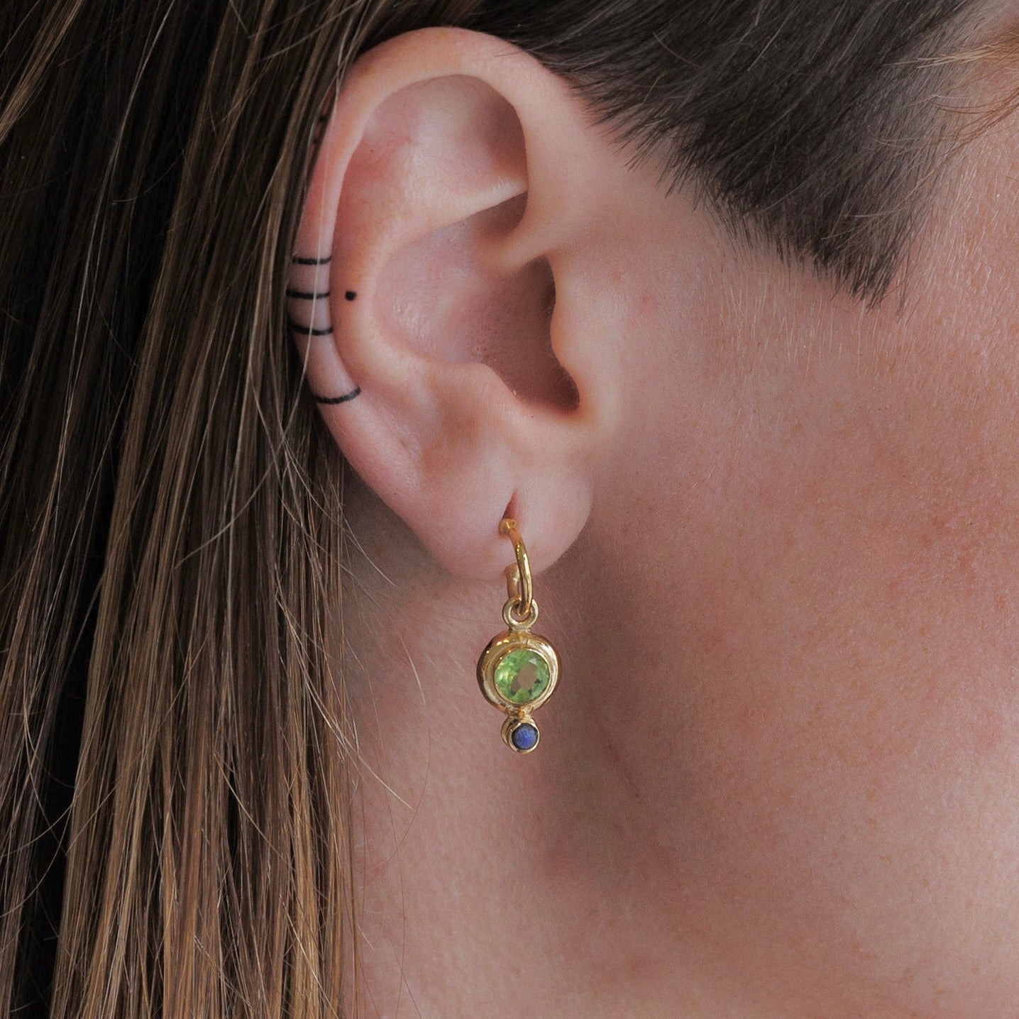 Little Prayers - 6mm Faceted Gemstones with Cabochon Detail