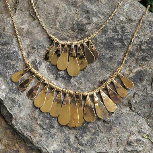 Flare Necklaces - Gold Vermeil