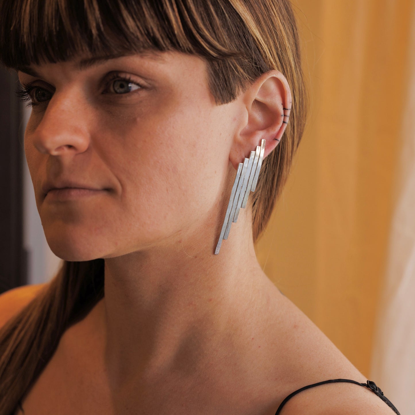 Crysler Large Stud Earring