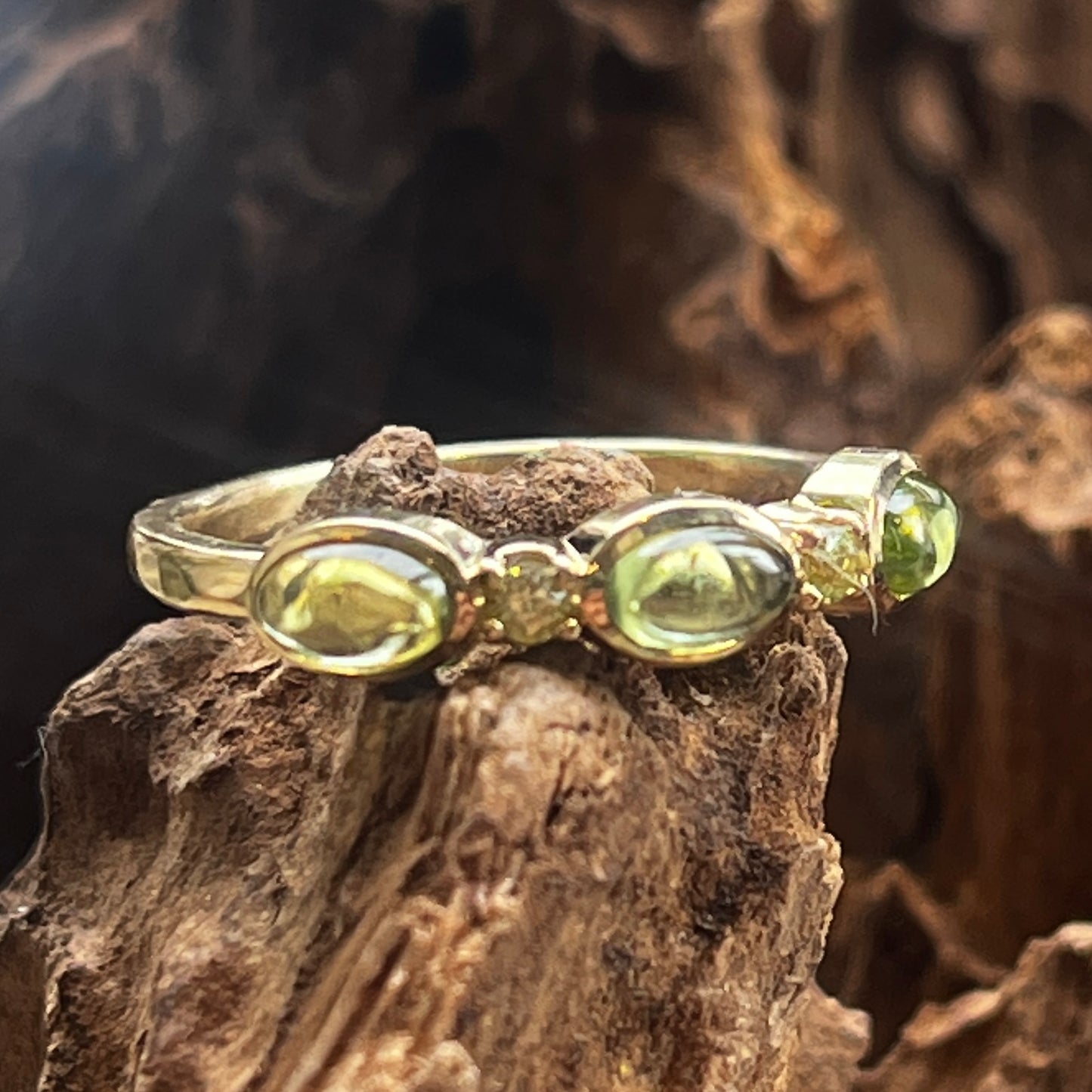 Peridot “Gentle As You Go” Ring - 14K size 7