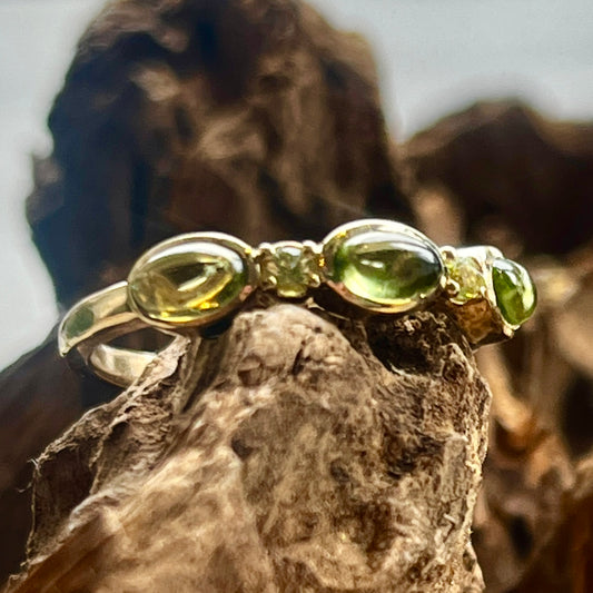 Peridot “Gentle As You Go” Ring - 14K size 7
