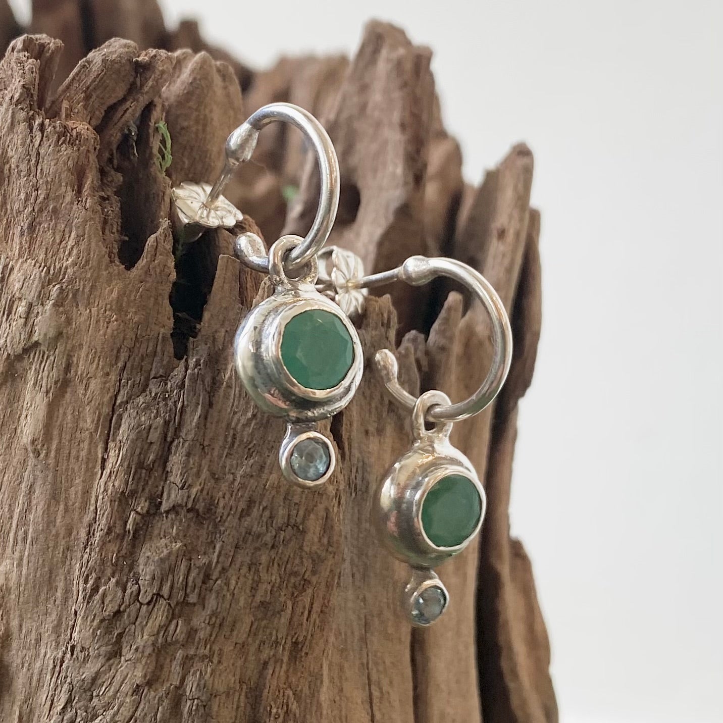 Little Prayers - 6mm Faceted Gemstones with Cabochon Detail