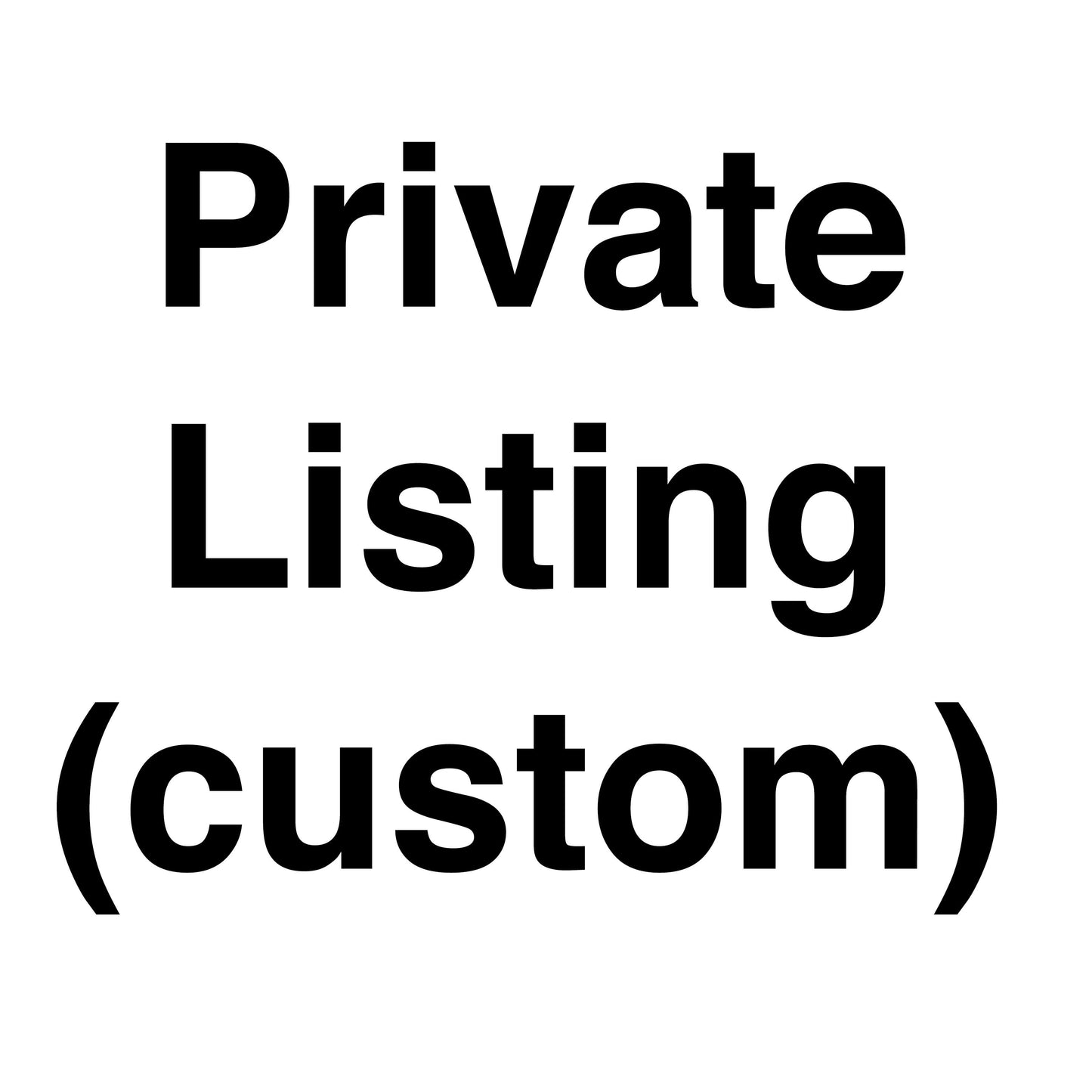 CUSTOM RINGS - "Holding Rings"