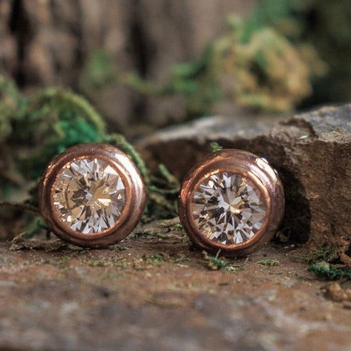 8mm Headlight Gemstone Studs