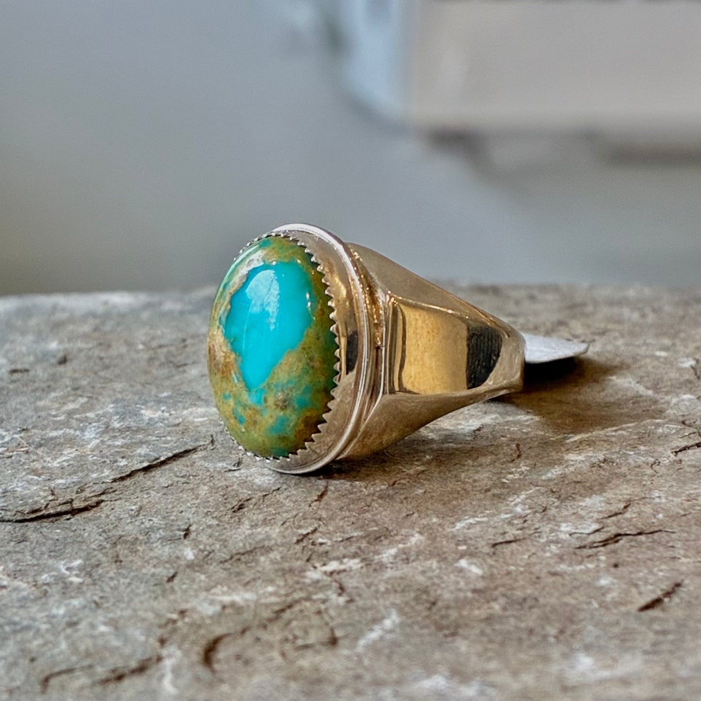 Turquoise Earth Ring