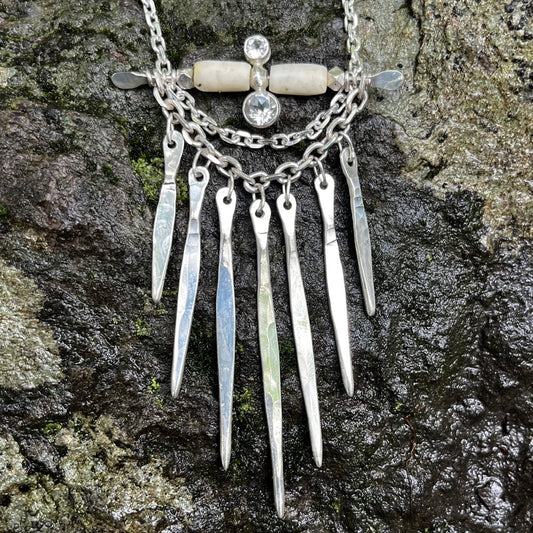 Dreaming Prayer (Medium with White Topaz)