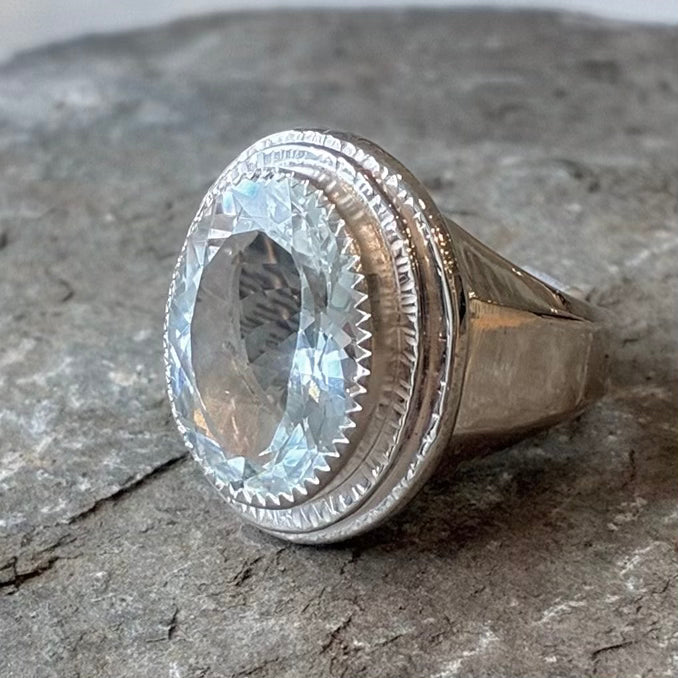 White Topaz on Ice
