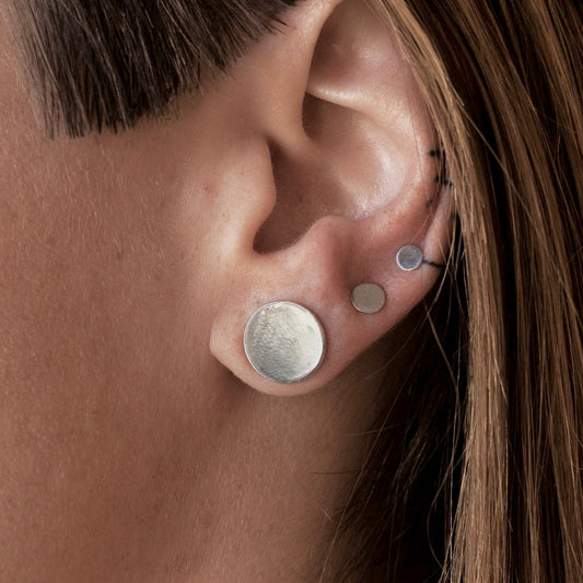 Dot Studs in Sterling Silver