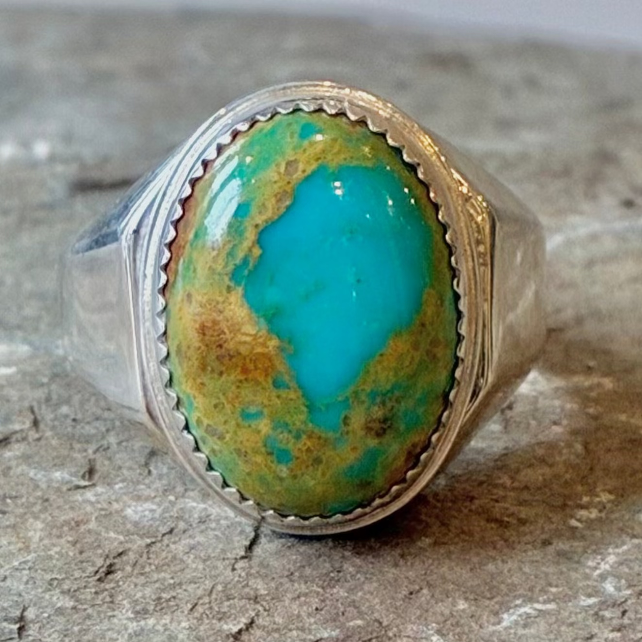 Turquoise Earth Ring