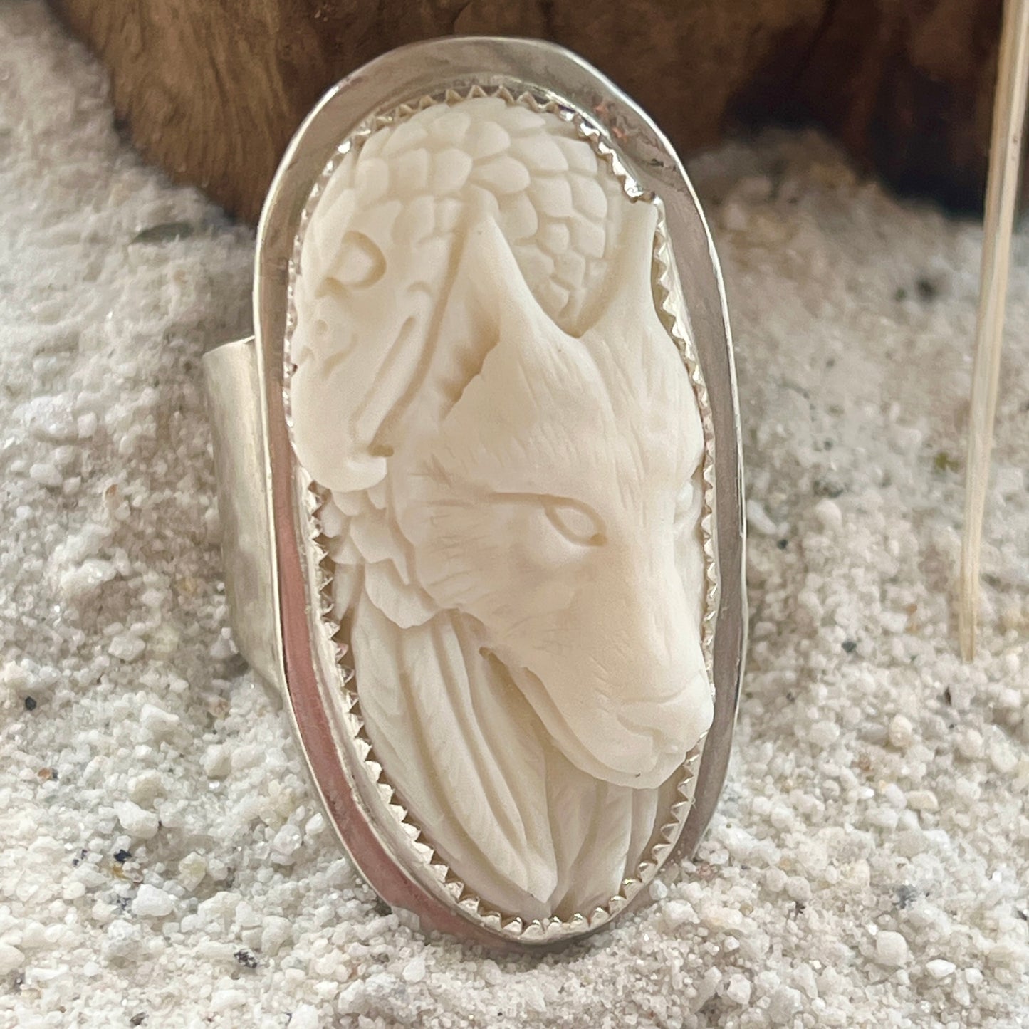 Wolf Eagle Ring
