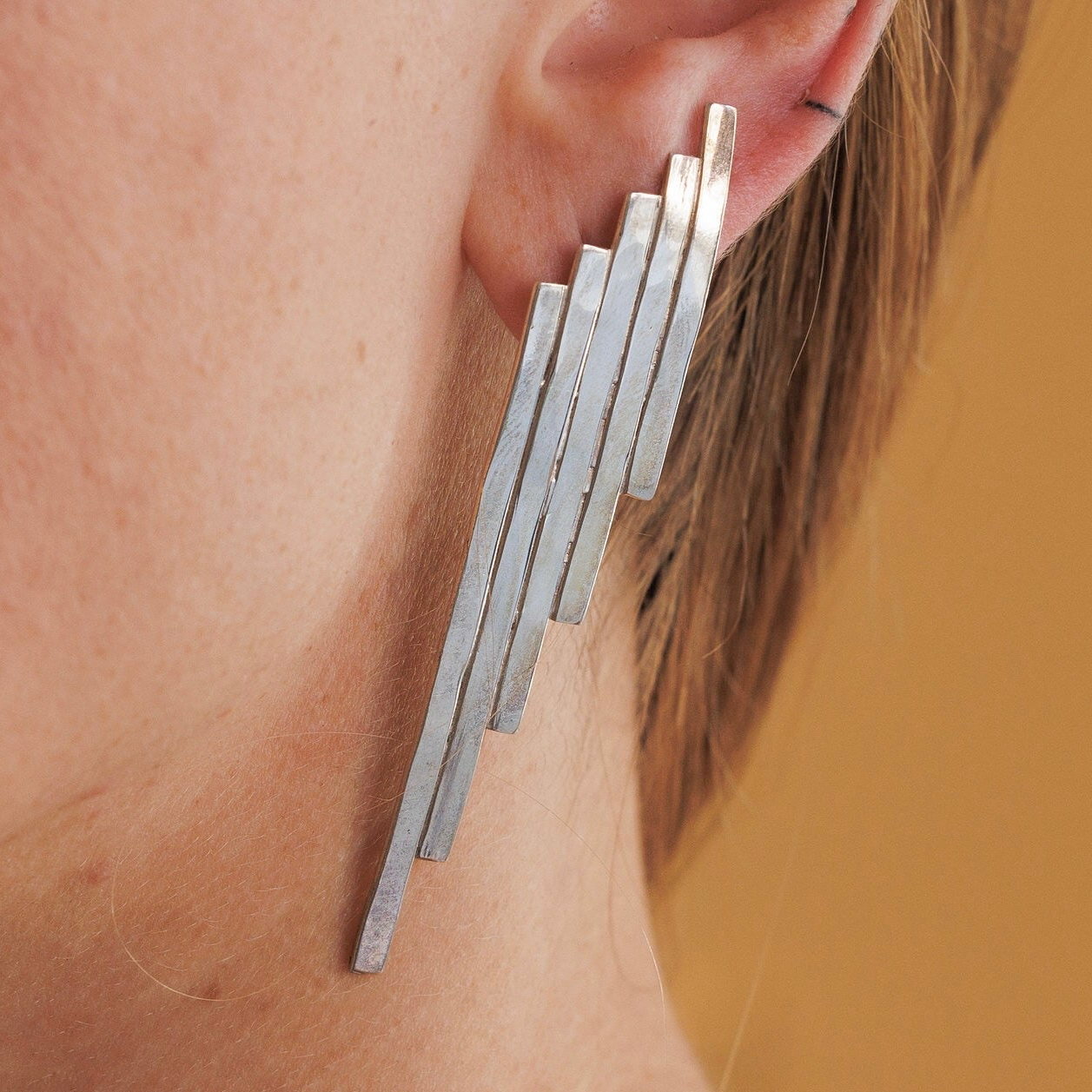 Crysler Large Stud Earring