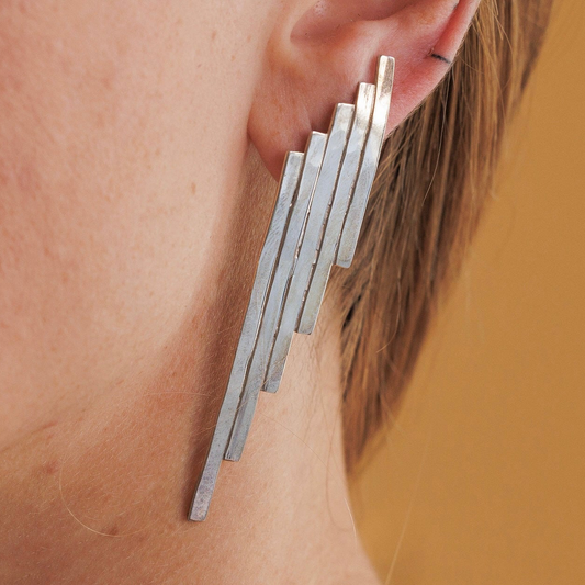 Crysler Large Stud Earring