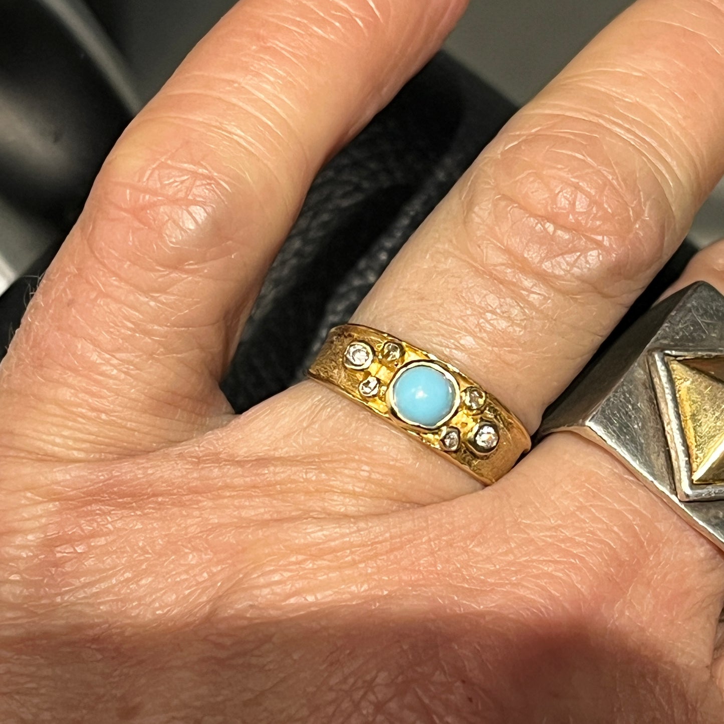 Blue Skies Ring 18K Gold